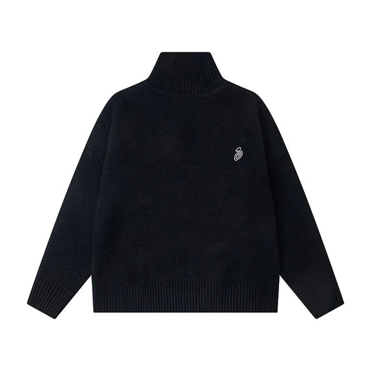 Stussy Turtleneck Sweater Black