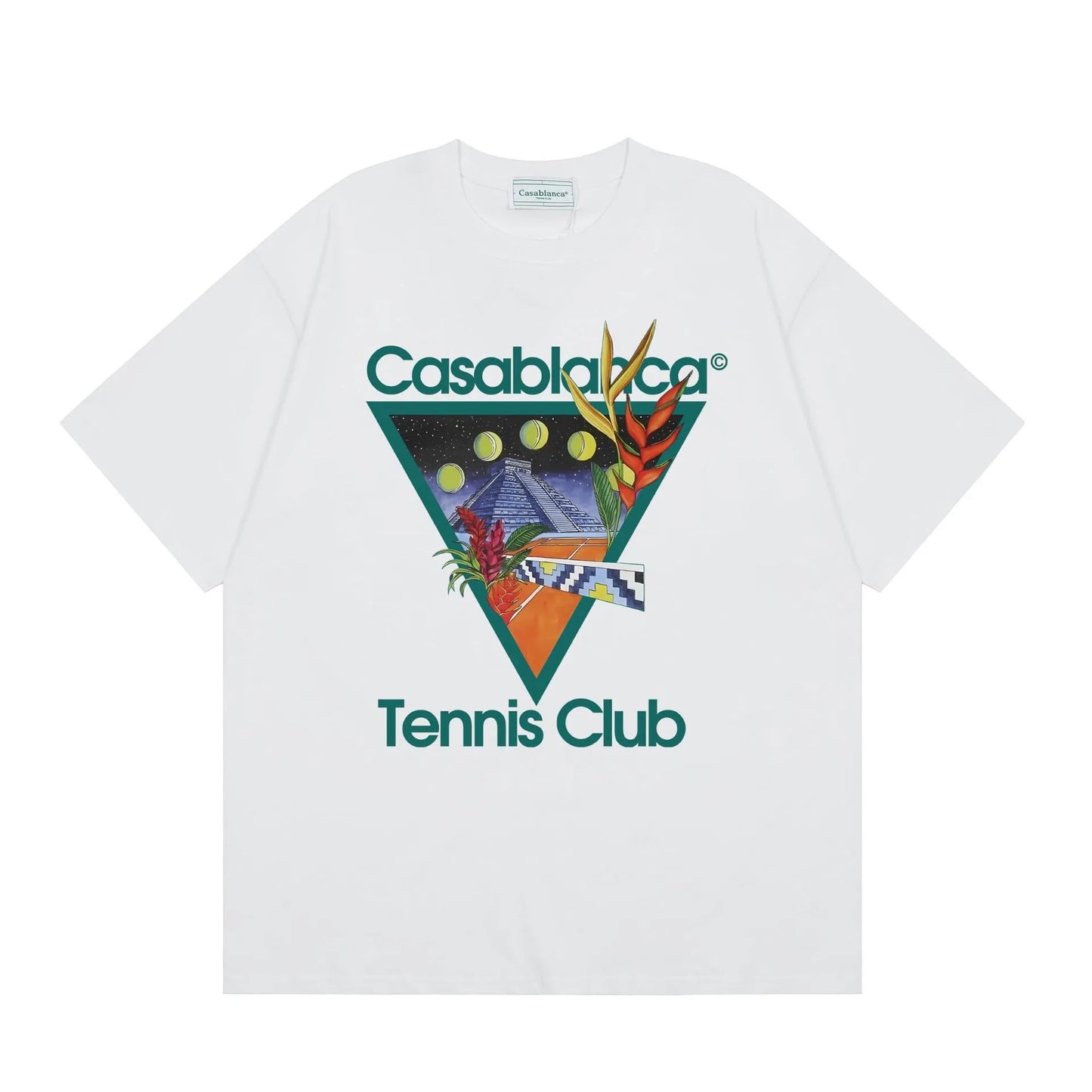 Casablanca Tennis Club Pyramid T-shirt