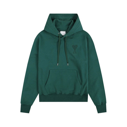 Ami Big icon Hoodie Green