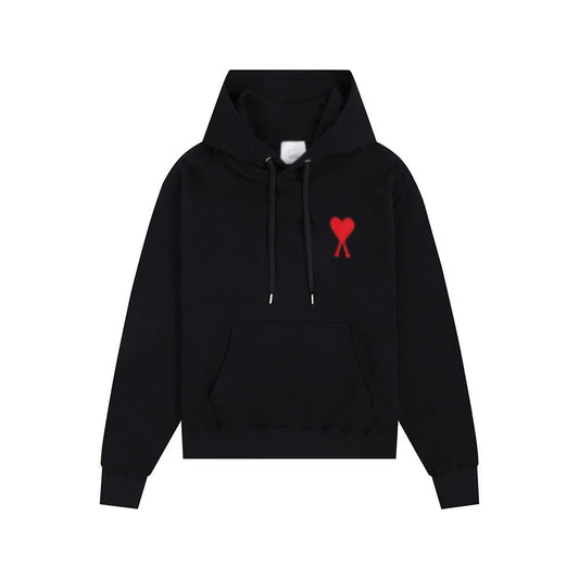 Ami Big icon Hoodie Black (red Icon)