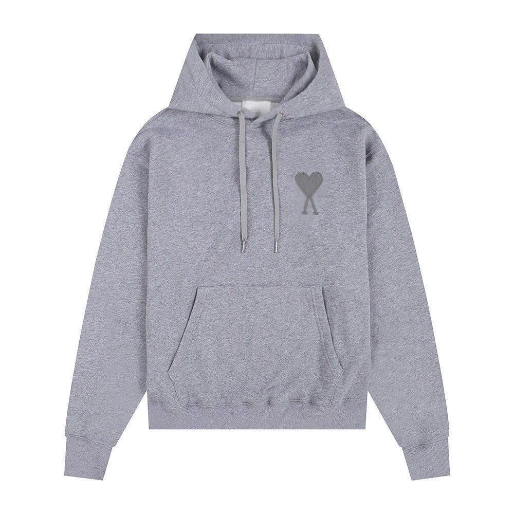 Ami Big icon Hoodie Grey