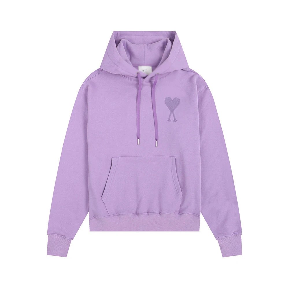 Ami Big icon Hoodie Purple