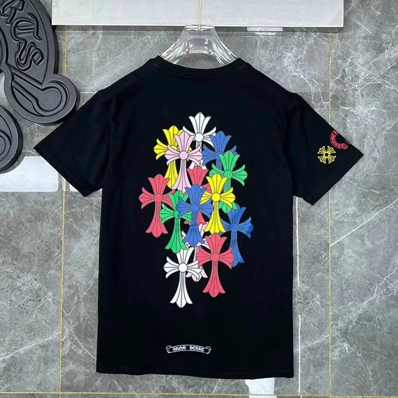 Chrome Hearts Colorfull Cross T-shirt Black