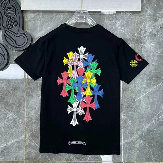 Chrome Hearts Colorfull Cross T-shirt Black