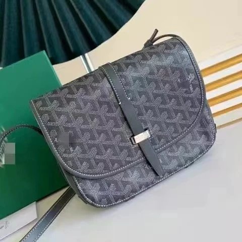 Goyard Belvedere MM Bag Grey