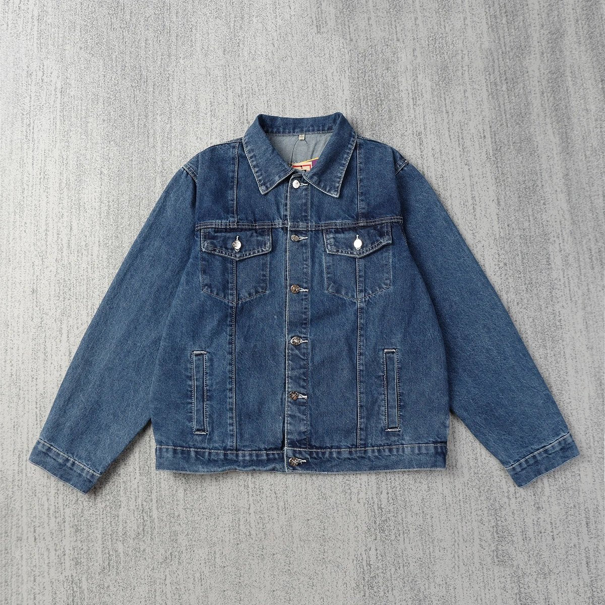 Corteiz C-Star Denim Jacket Blue