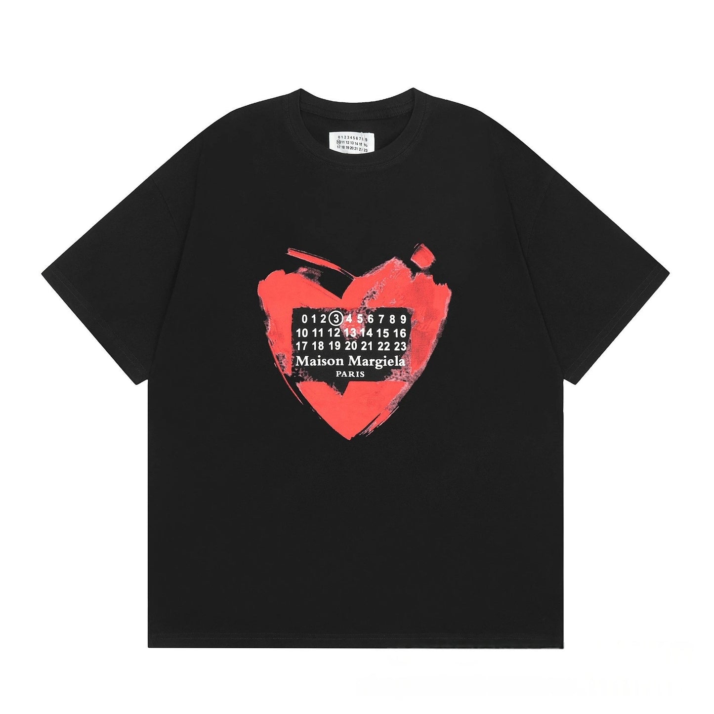 Maison Margiela Heart T-shirt Black