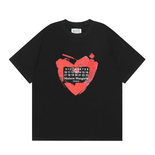 Maison Margiela Heart T-shirt Black