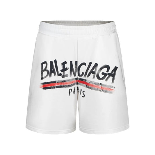 Balenciaga Shorts Paris White