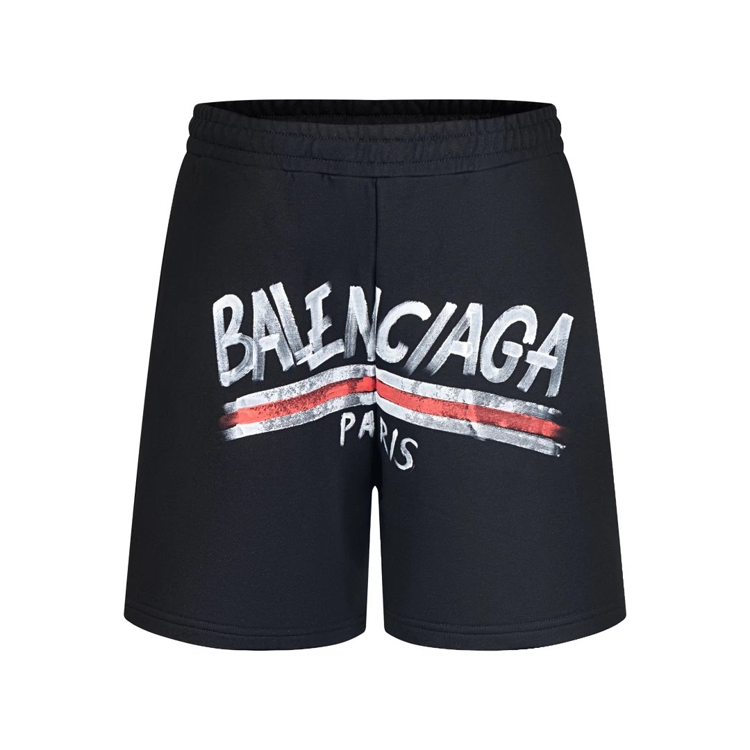 Balenciaga Shorts Paris Black