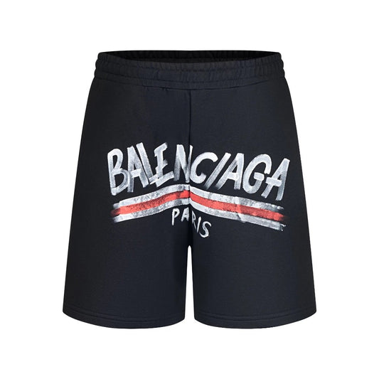 Balenciaga Shorts Paris Black