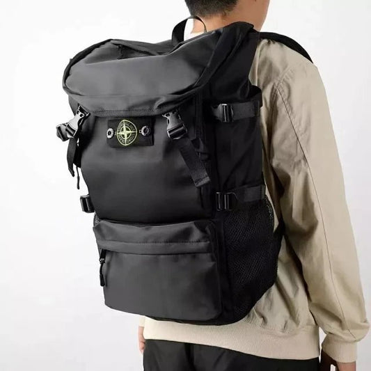 Stone Island Big Backpack Black