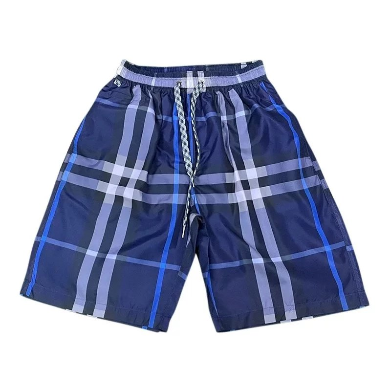 Burberry Monogram Shorts Blue