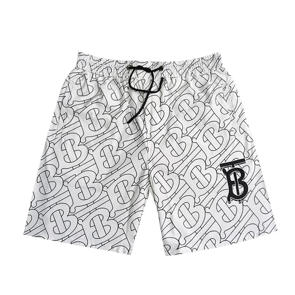 Burberry Shorts "TB" Shorts White