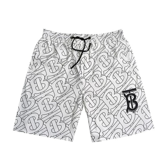 Burberry Shorts "TB" Shorts White