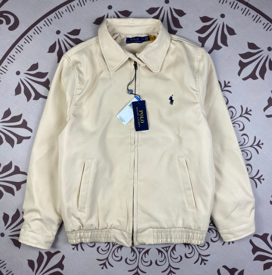 Ralph Lauren neck Jacket White Beige