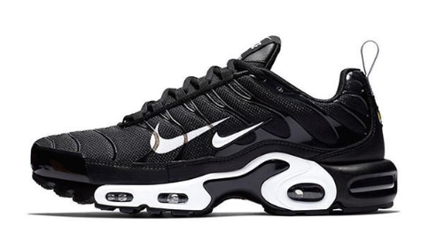Nike Air Max Plus Tn White Black double Logo