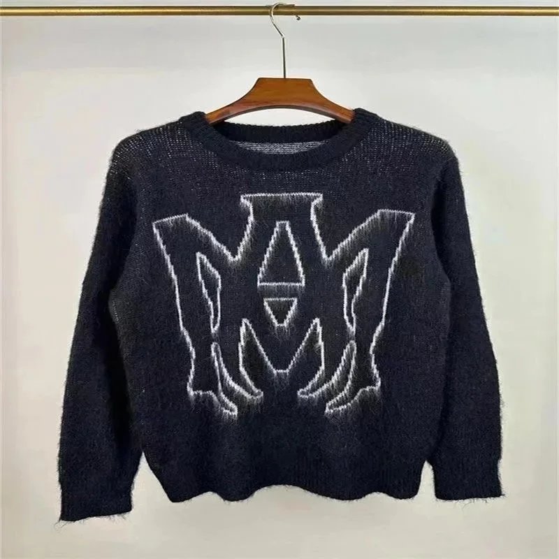 Amiri Knit Big Icon Sweater Black