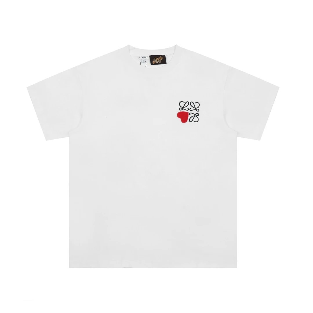 Loewe small heart Logo T-shirt White