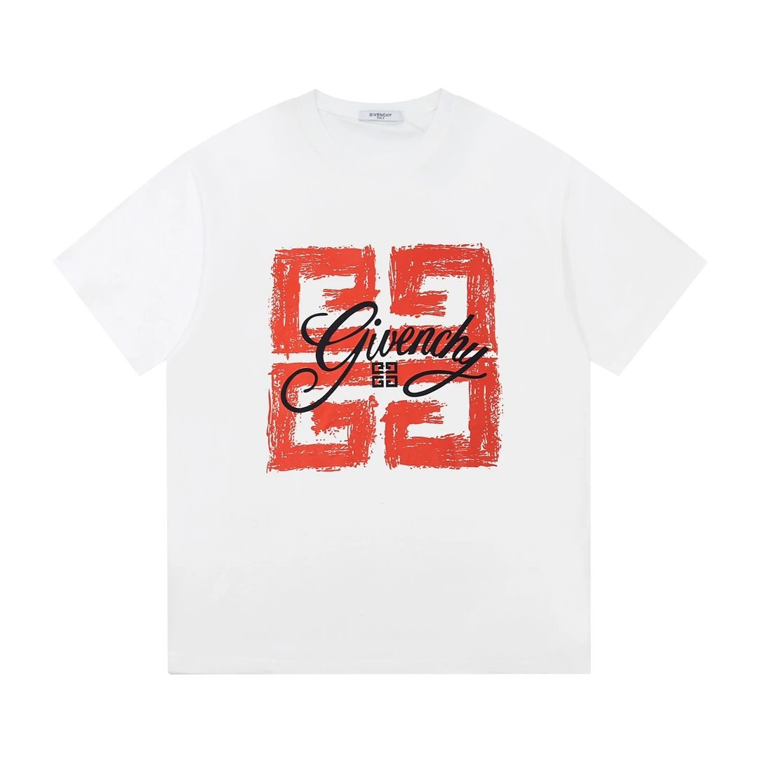 Givenchy Red icon T-shirt White