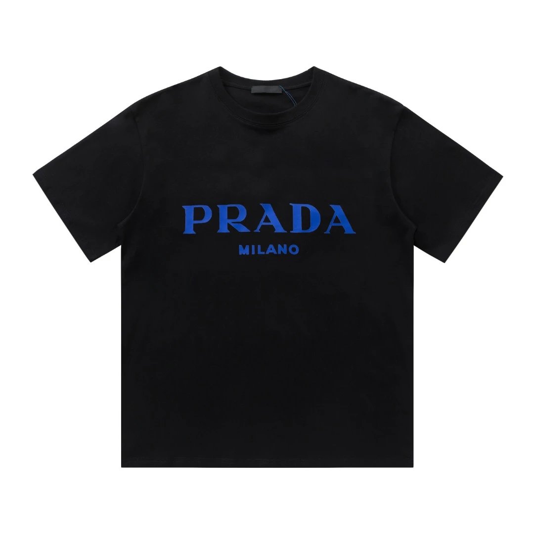 Prada Milano Blue T-shirt Black