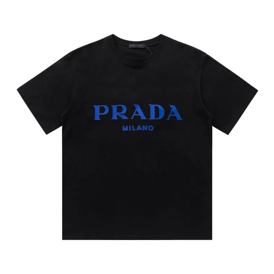 Prada Milano Blue T-shirt Black