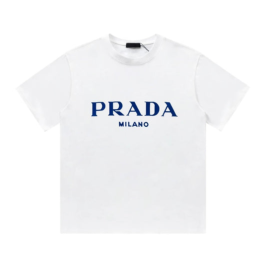 Prada Milano Blue T-shirt White