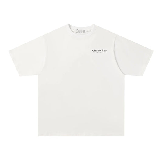 Christian Dior small breast writing T-shirt White