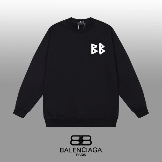 Balenciaga small double BB  Sweater Black