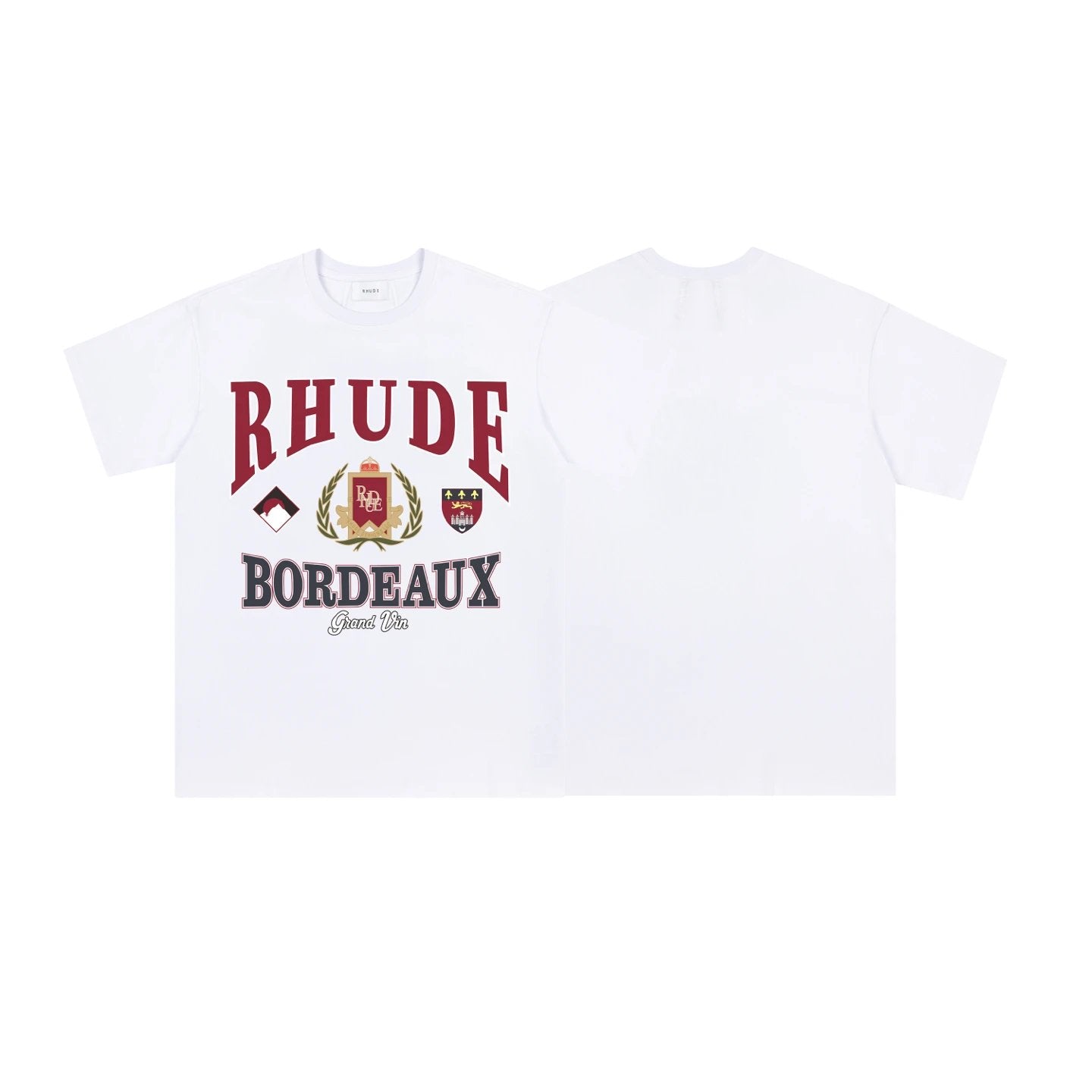 Rhude Bordeaux T-shirt White