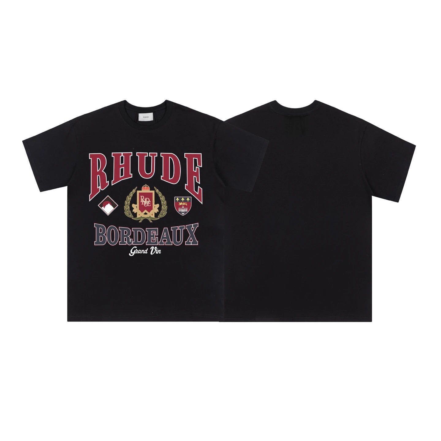 Rhude Bordeaux T-shirt Black