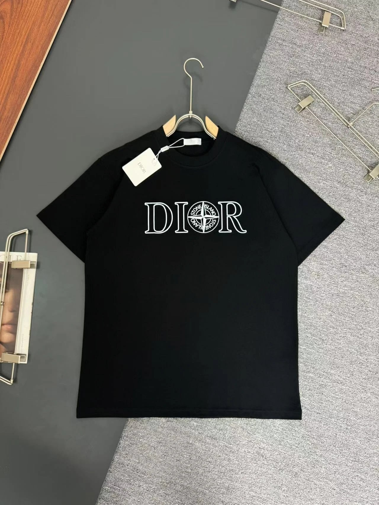 Christian Dior x Stone Island T-shirt Black