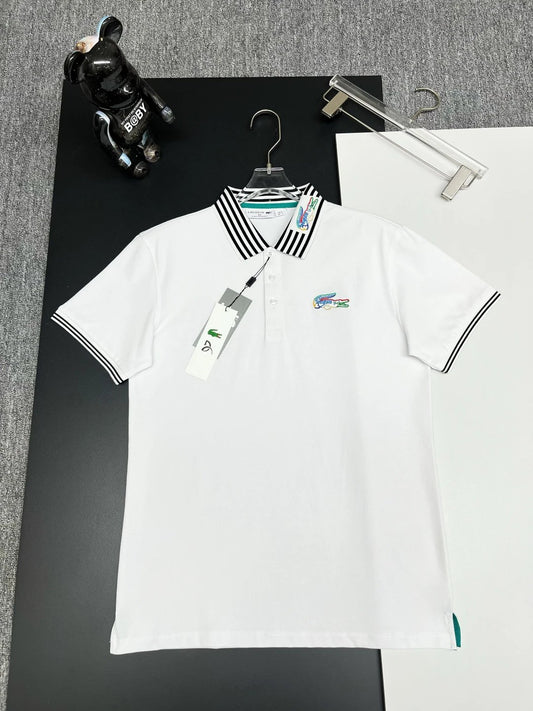 Lacoste Multi Color Logo Polo shirt White