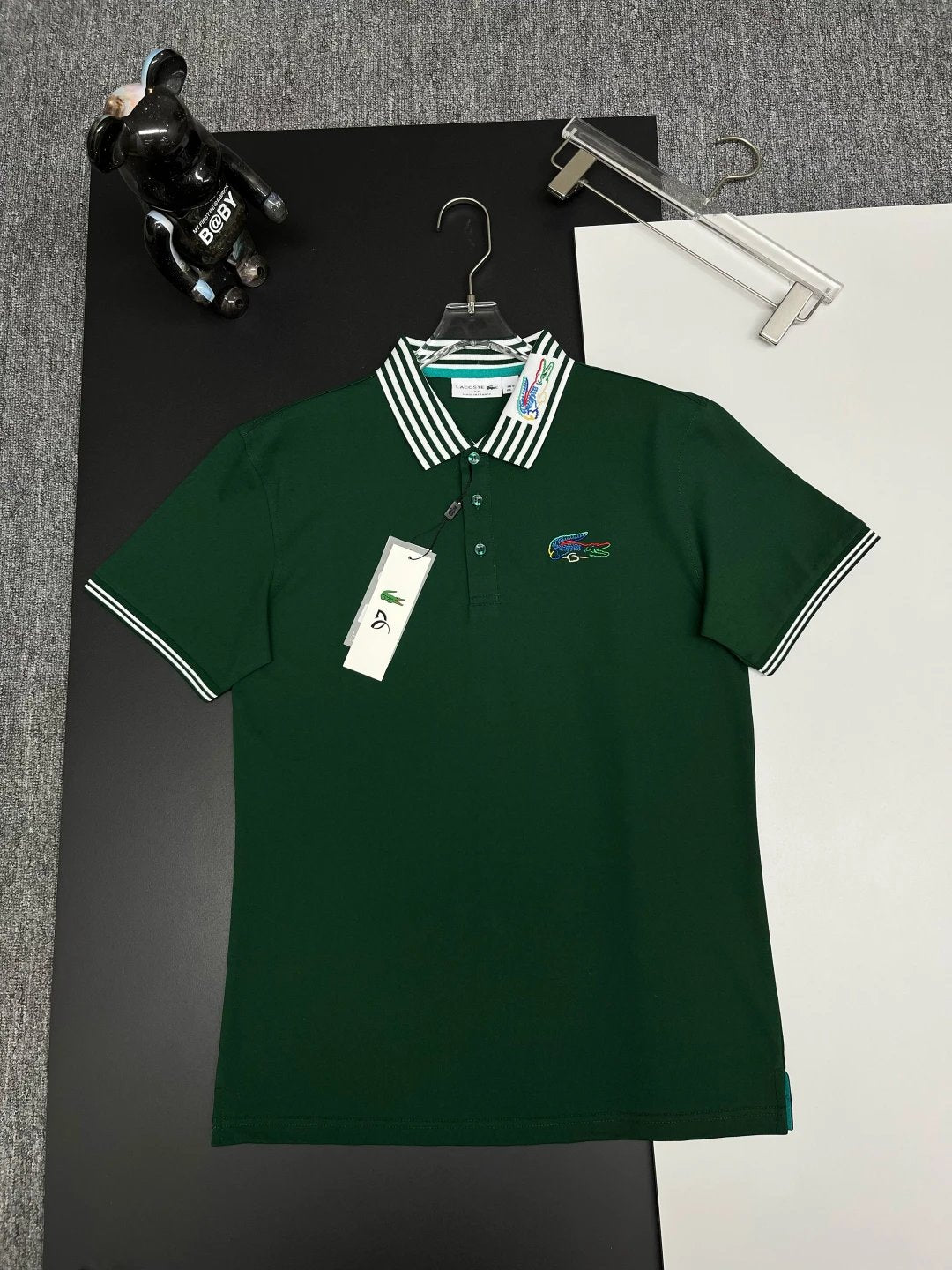 Lacoste Multi Color Logo Polo shirt Green
