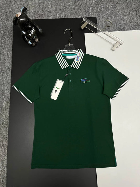 Lacoste Multi Color Logo Polo shirt Green