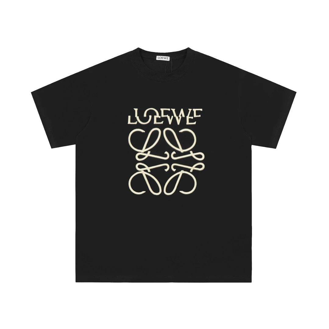 Loewe bug font T-shirt Black