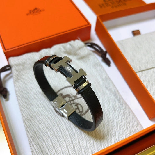 hermes Clic Clac Bracelet Black