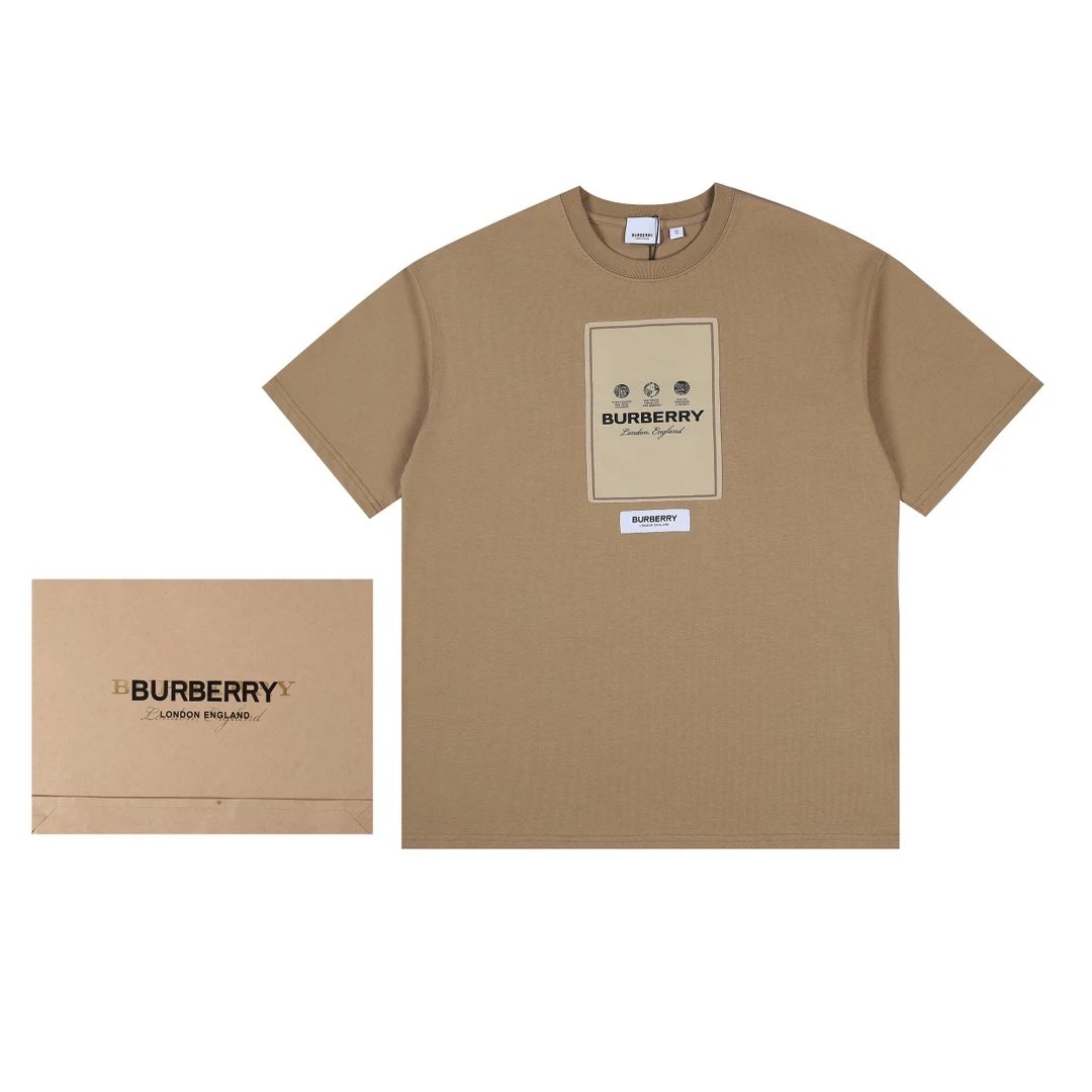 Burberry luxury Icon T-shirt Brown