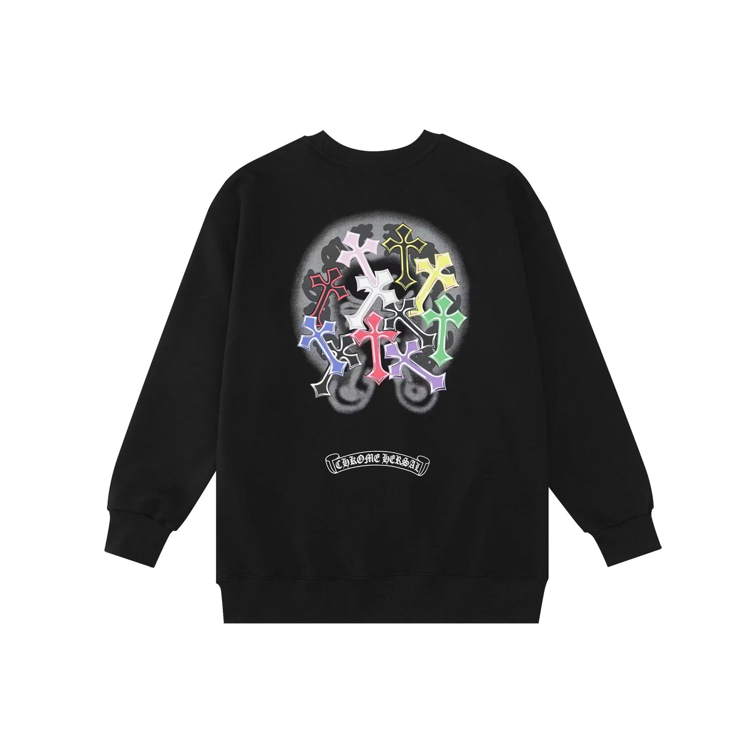 Chrome Hearts Multicolor Print Sweater Black