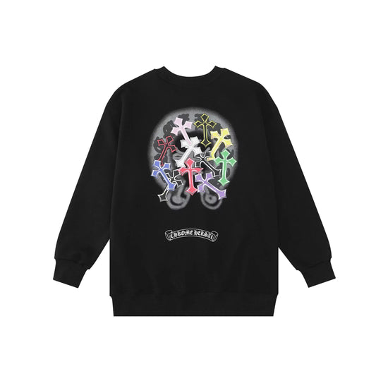 Chrome Hearts Multicolor Print Sweater Black