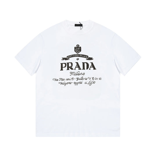Prada font T-shirt White