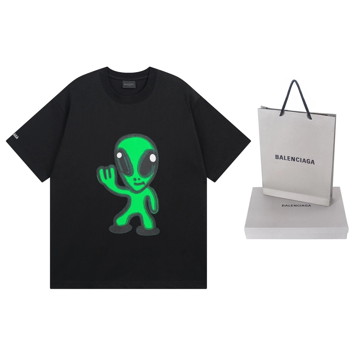 Balenciaga Alien T-shirt Black