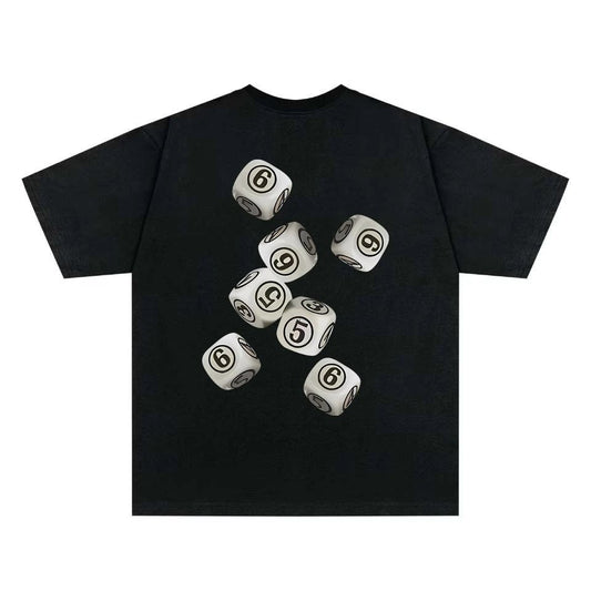 Maison Margiela dices T-shirt Black