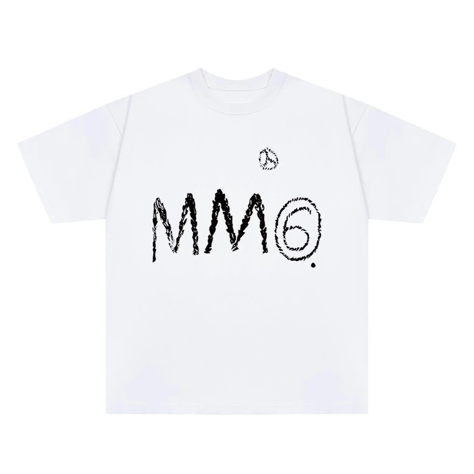 Maison Margiela drawn mm6 T-shirt White