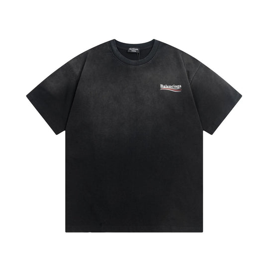 Balenciaga small Logo T-shirt Washed Black