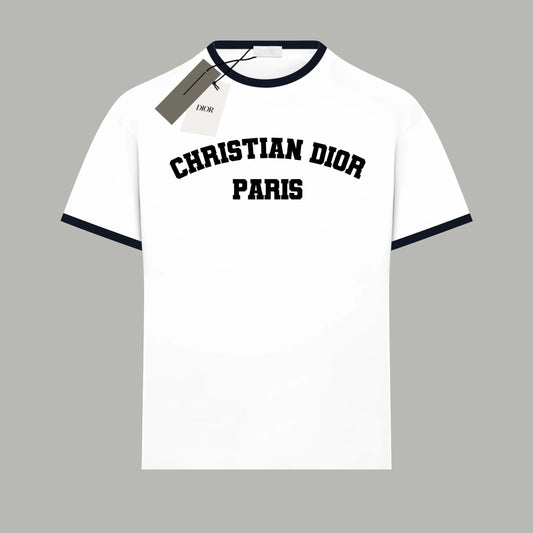 Christian Dior Paris College T-shirt White