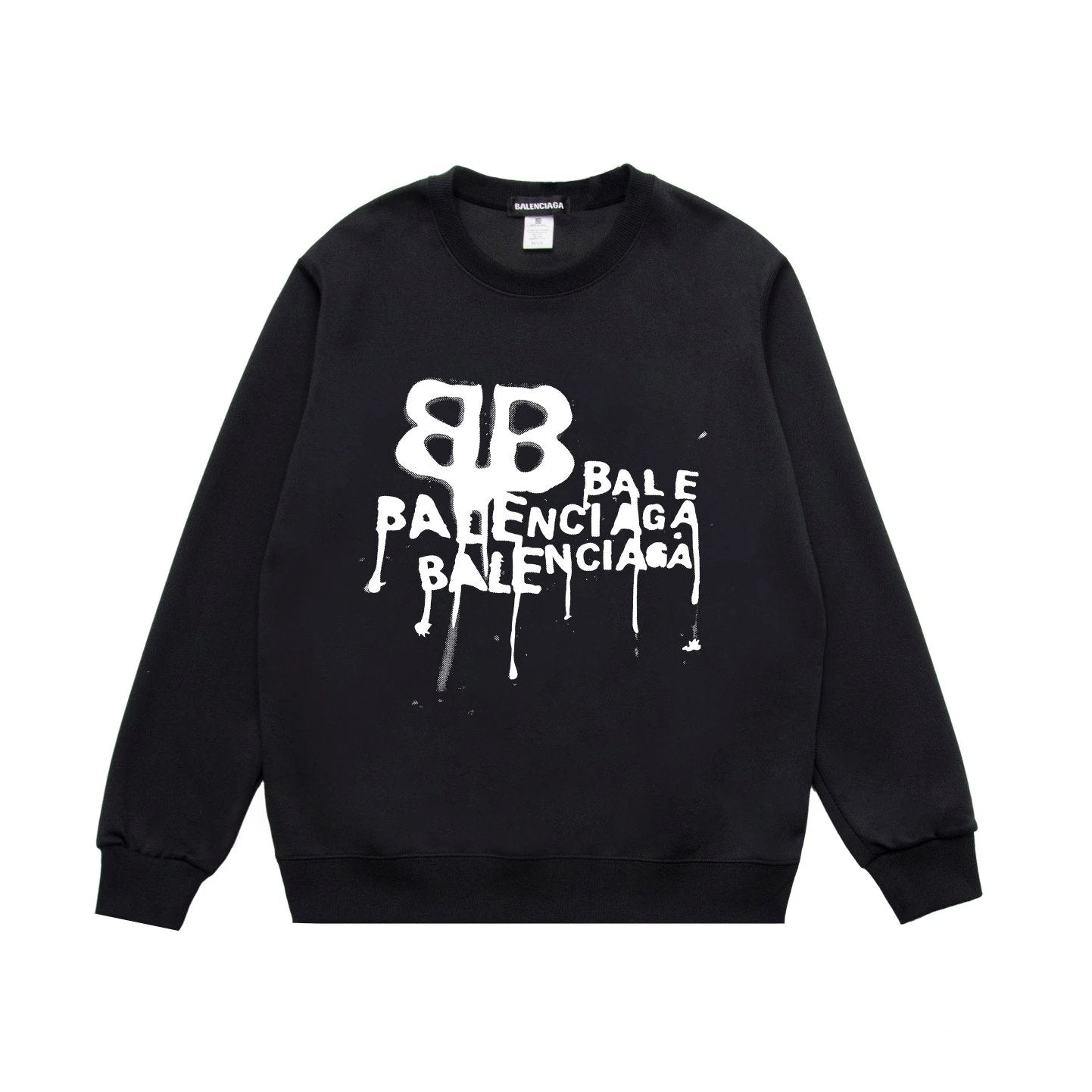Balenciaga Drip Icon Sweater Black