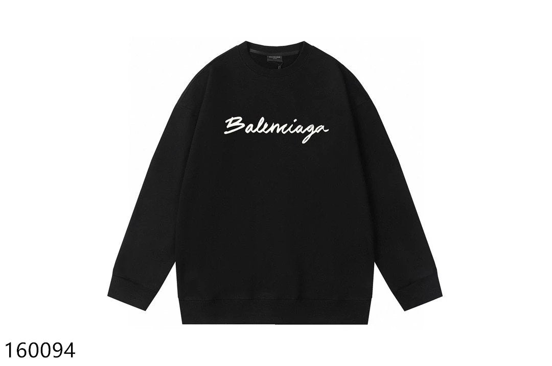 Balenciaga font Sweater Black