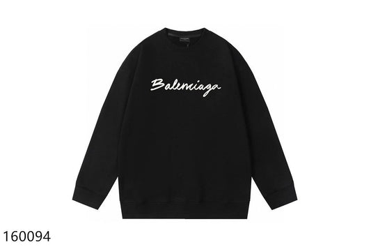 Balenciaga font Sweater Black