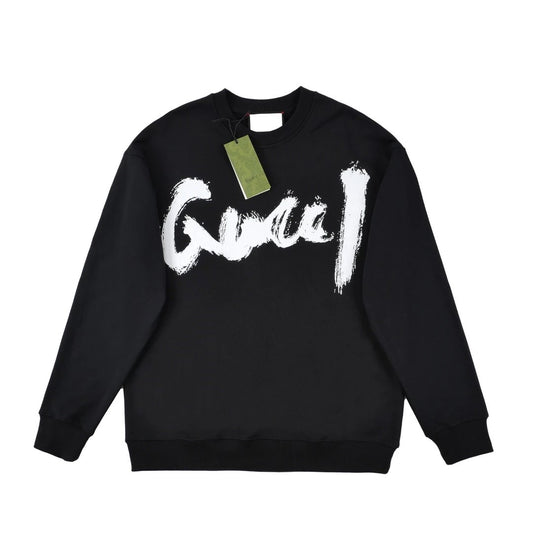 Gucci Paint print Sweater Black